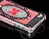 Decora Series iPhone 4 and 4S Crystal Case - Mirror Butterfly