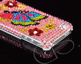 Decora Series iPhone 4 and 4S Crystal Case - Pink Butterfly