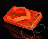 Flip-flop Series iPhone 4 Silicone Case - Orange