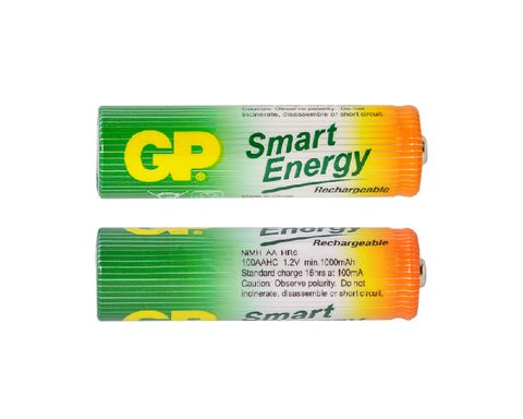 GP Rechargeable Smart Energy AA Batteries, 4 Count/Pack