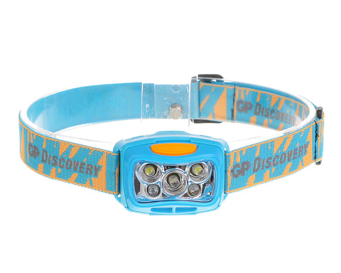GP Discovery Ultra Light LED Headlight with 5 Modes - Blue