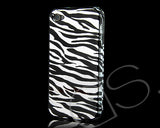 Grafiche Series Full Protection iPhone 4 and 4S Case - Zebra Black