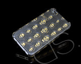 Halloween Series iPhone 4 and 4S Case - Gold Skull