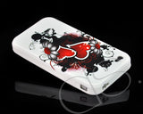 Joie Series iPhone 4 and 4S Silicone Case - Two Hearts