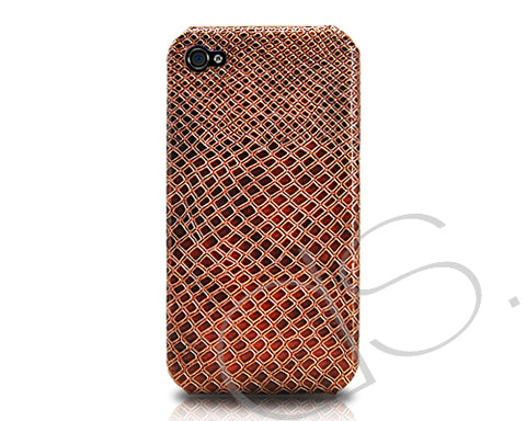 Krokodil Series iPhone 4 and 4S Case - Brown
