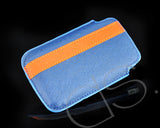 Lofty Series iPhone 4 and 4S Soft Pouch Case - Blue Orange