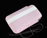 Lofty Series iPhone 4 and 4S Soft Pouch Case - Pink White