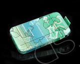 Map Series iPhone 4 and 4S Soft Pouch Case - Green