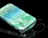 Map Series iPhone 4 and 4S Soft Pouch Case - Green