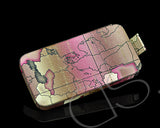 Map Series iPhone 4 and 4S Soft Pouch Case - Pink