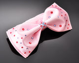 Swarovski Crystal Rhinestones  Pre-Tied Wedding Bow Tie for Men - Pink