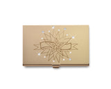 Twinkle Stars Bling Swarovski Crystal Card Case - Champagne