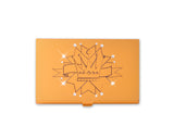 Princess Crown Bling Swarovski Crystal Card Case - Orange