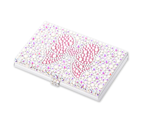 Ribbon Bling Swarovski Crystal Card Case