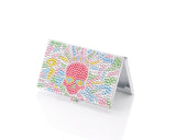 Color Skull Bling Swarovski Crystal Card Case