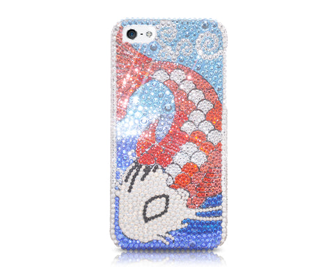 Wealthy Koi Bling Swarovski Crystal Phone Cases