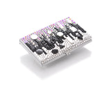 Symphony Bling Swarovski Crystal Business Card Case - Black