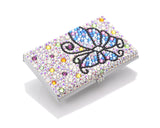 Butterfly Bling Swarovski Crystal Business Card Case