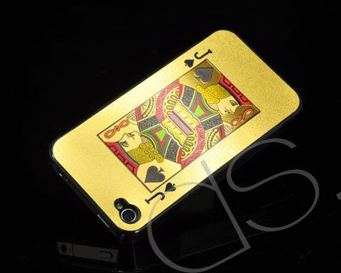 Poker Series iPhone 4 and 4S Case - Knave of Spades