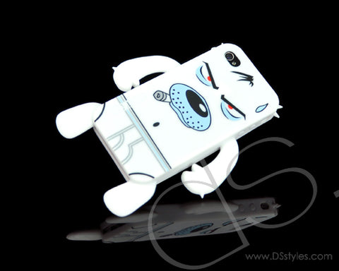 Robot Series iPhone 4 and 4S Silicone Case - Dog