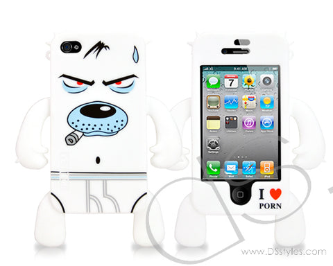 Robot Series iPhone 4 and 4S Silicone Case - Dog