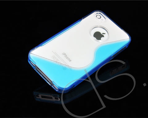 S-Line Series iPhone 4 and 4S Silicone Case - Blue