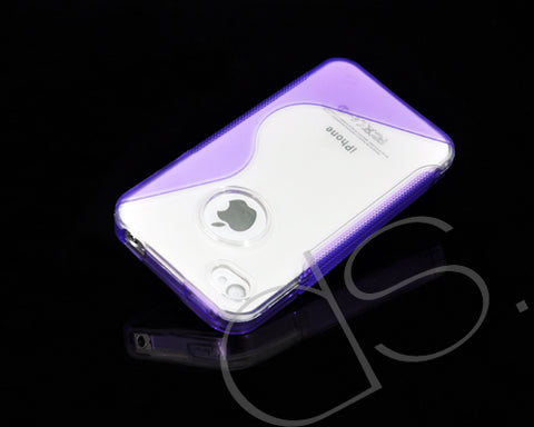 S-Line Series iPhone 4 and 4S Silicone Case - Purple