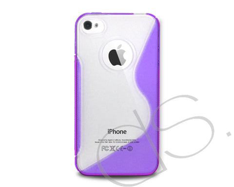 S-Line Series iPhone 4 and 4S Silicone Case - Purple