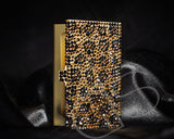 Leopardo Swarovski Crystallized Card Case