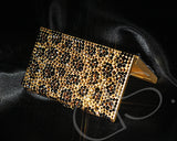 Leopardo Swarovski Crystallized Card Case