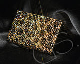 Leopardo Swarovski Crystallized Card Case