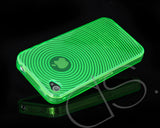 Swirling Series iPhone 4 and 4S Silicone Case - Green