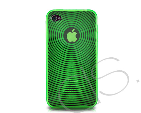 Swirling Series iPhone 4 and 4S Silicone Case - Green
