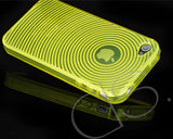 Swirling Series iPhone 4 and 4S Silicone Case - Yellow