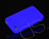 Wheel Series iPhone 4 Silicone Case - Blue