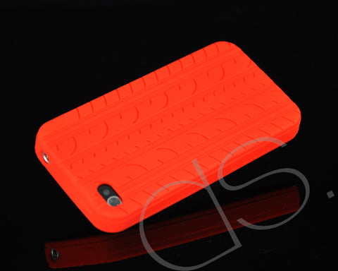 Wheel Series iPhone 4 Silicone Case - Red