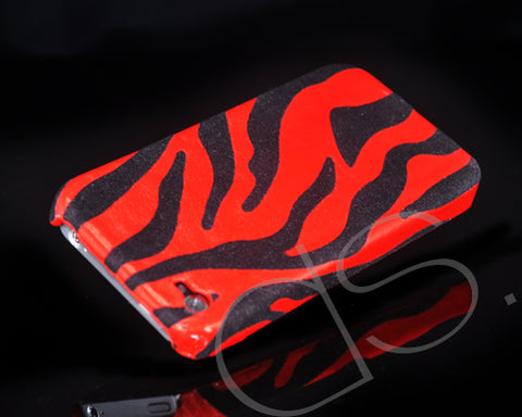 Zebra Series iPhone 4 and 4S Case - Red