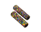 2 Pcs Colorful Foam Cycling Bike Handlebar Grips - Colored Yellow