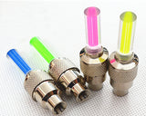 4 Pcs LED Cycling Bike Bicycle Car Tyre Wheel Valve Caps Light