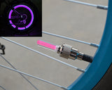 4 Pcs LED Cycling Bike Bicycle Car Tyre Wheel Valve Caps Light