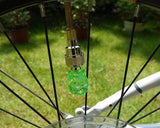 1 Pair Bicycle Wheels Light Valve Core Colorful Gradient Skull