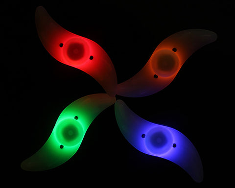 6 Pcs Colorful LED Water Resistant Bike Wheel Light