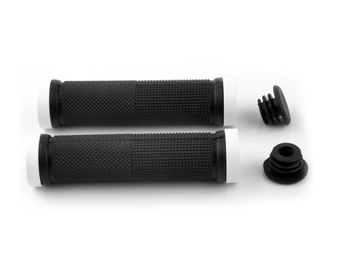 2 Pcs Rubber Cycling Mountain Bike Road Bike Handlebar Grips - White