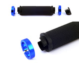 2 Pcs Rubber Cycling Mountain Bike Road Bike Handlebar Grips - Blue