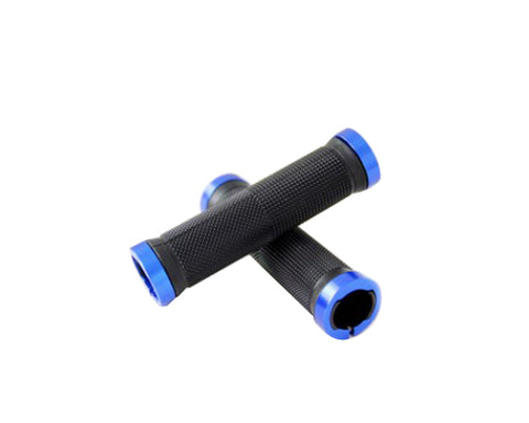 2 Pcs Rubber Cycling Mountain Bike Road Bike Handlebar Grips - Blue