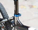 Cycling Bike Mountain Bike Quick Release Seatpost Clamp 34.9mm - Blue