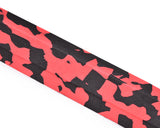 Camouflage Cycling Bike Handlebar Tape Wrap with 2 Bar Plug - Red