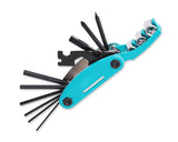 15 in 1 Multifunction Bike Cycling Mechanic Repair Tool Kit - Blue