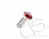 Red Crystal Headphone Jack Plug