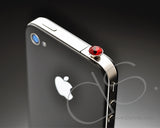 Red Crystal Headphone Jack Plug
